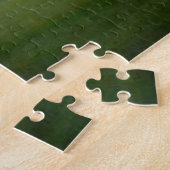 Boheems landschap met de berg Milleschauer Legpuzzel (Zijkant)