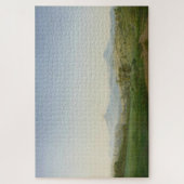 Boheems landschap met de berg Milleschauer Legpuzzel (Verticaal)