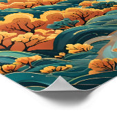 Boheems landschap - Serene stromende rivieren Poster (Hoek)