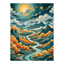 Boheems landschap - Serene stromende rivieren