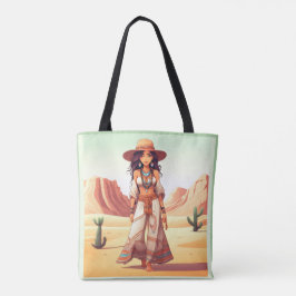 Boheems meisje tote bag