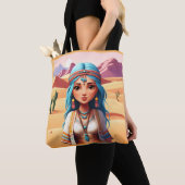 Boheems meisje tote bag (Dichtbij)