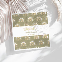 Boheems neutraal regenboog Baby shower