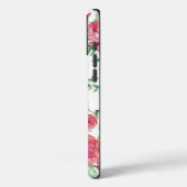 Boheems roze koraal groene waterverf rozen Case-Mate iPhone case (Achterkant / Links)