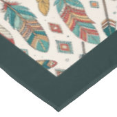 Boheems tafelkleed met pijlen en veren (Gekanteld)