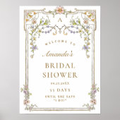 Boheems Vrijgezellenfeest Welkom Poster (Voorkant)