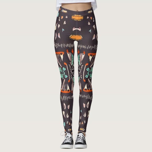 Boheems Western Leggings (Voorkant)