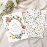 Boheems Wildflower Butterfly Baby shower