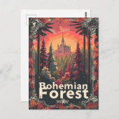 Boheems woud briefkaart (Voorkant / Achterkant)