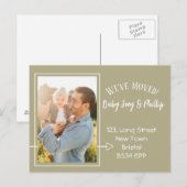 Boheemse adreswijziging Foto briefkaart (Voorkant / Achterkant)