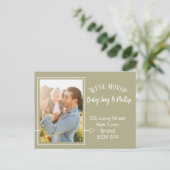 Boheemse adreswijziging Foto briefkaart (Staand voorkant)