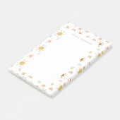 Boheemse Aquarel Zonneschijn in Geel Post-it® Notes (Schuin)