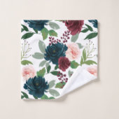 Boheemse bloem  bad handdoek (Wasdoekje)