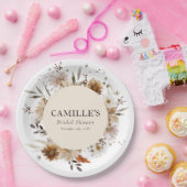 Boheemse bloem bruiloftsshower papieren borden papieren bordje (Feest)