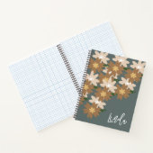 Boheemse bloem naam notitieboek (Binnen)