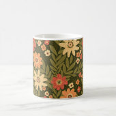 Boheemse bloemen in aardetinten koffiemok (Center)