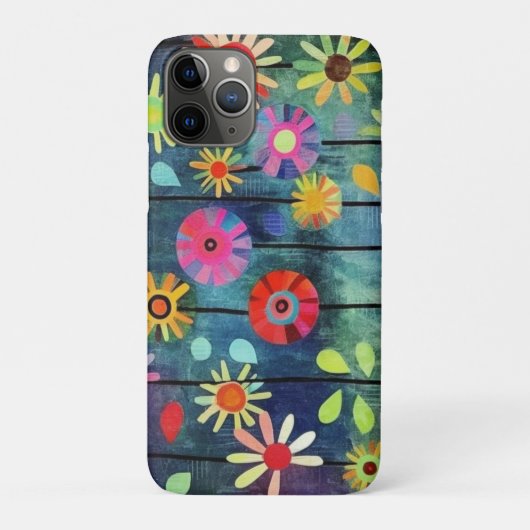 Boheemse Bloemen Kleurrijk Case-Mate iPhone Case (Achterkant)
