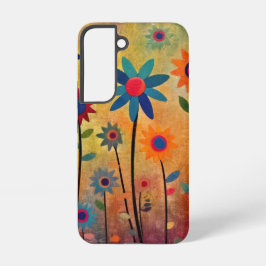 Boheemse Bloemen Kleurrijk Samsung Galaxy Hoesje