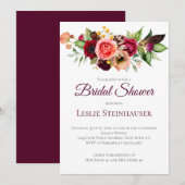 Boheemse Bloemen Romance Vrijgezellenfeest Kaart (Voorkant / Achterkant)