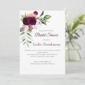 Boheemse Bloemen Romance Vrijgezellenfeest Kaart (Staand voorkant)