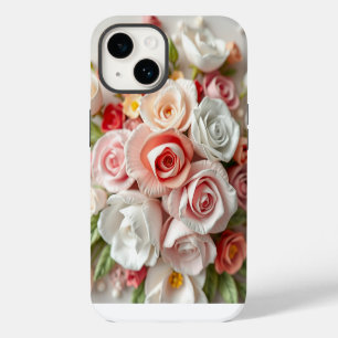Boheemse Bloemen Sturdy iPhone / iPad hoes 14 Hoesje