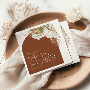 Boheemse Bloemen & Veren Douche Servet