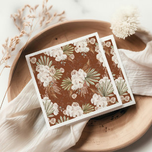 Boheemse Bloemen & Veren Servet