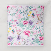 Boheemse Bloemen & Vlinders - Plaatskaarten Plaatskaartje (Binnenkant ongevouwen)