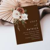 Boheemse Bloemen Zomer & Alle Seizoenen Bruiloft Kaart