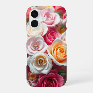 Boheemse bloemenkunst perfect cadeau iPhone 16 hoesje