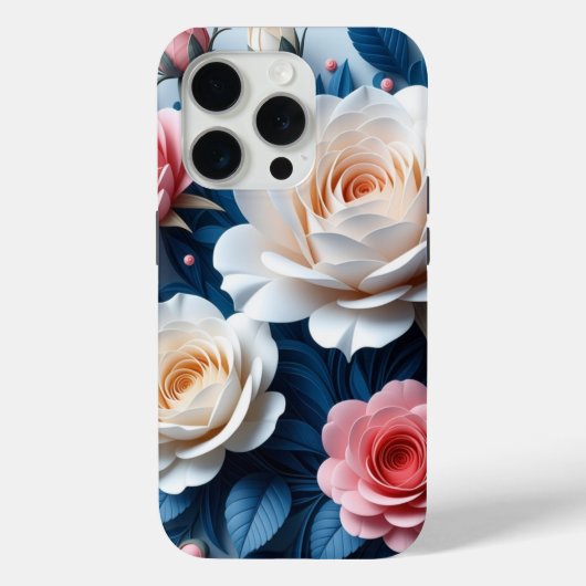 Boheemse Bloemenkunst Tough Perfect Gift Case-Mate iPhone Case (Achterkant)