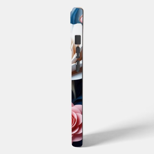 Boheemse Bloemenkunst Tough Perfect Gift Case-Mate iPhone Case (Achterkant / Links)