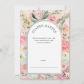 Boheemse Bloemenluier Raffle Ticket Uitnodiging (Voorkant)