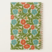 Boheemse bloemplanner planner (Achterkant)