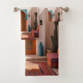 Boheemse bogen bad handdoek (Insitu)