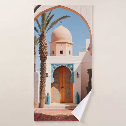 Boheemse bogen bad handdoek (Badhanddoek)