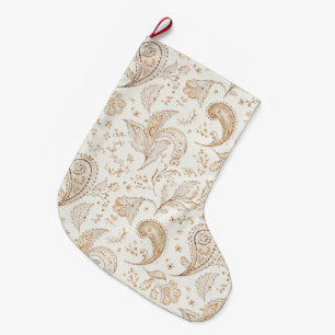 Boheemse Boho Crème Witte Kerst Grote Kerstsok