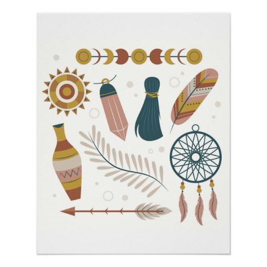 Boheemse (Boho) stijl Perfect Poster (Voorkant)