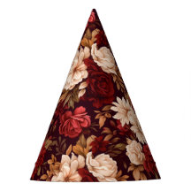Boheemse bordeaux beige bloemen