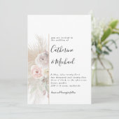 BOHEEMSE BRUILOFT UITNODIGING COLLECTIE (Staand voorkant)