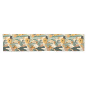 Boheemse Cactus en Bloemen Print Tafelloper (Horizontaal)