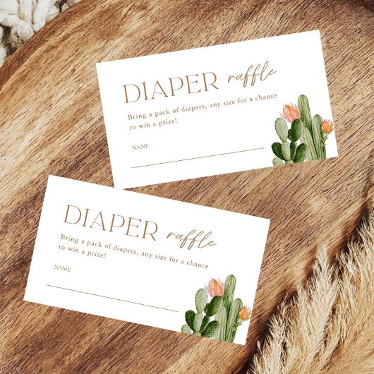 Boheemse Cactus Luierspel Lotekaartjes Inzet Informatiekaartje