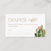 Boheemse Cactus Luierspel Lotekaartjes Inzet Informatiekaartje (Voorkant)