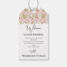 Boheemse Chic Bloemen Trouwcadeau Label
