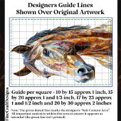 Boheemse Collage Paard Portret DE9L Decoupage Tissuepapier