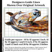 Boheemse Collage Paard Portret DE9R Decoupage Tissuepapier