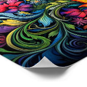 Boheemse decor wandtapijt print (Hoek)