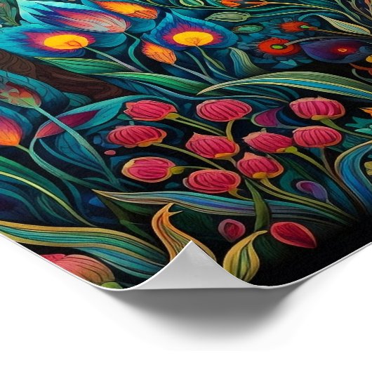 Boheemse decor wandtapijt print (Hoek)