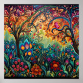 Boheemse decor wandtapijt print (Voorkant)