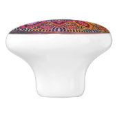 Boheemse deurknop keramische knop (Zijkant)